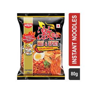 Nissin Hot&Spicy Noodles, Korean Chicken Flavour 80g